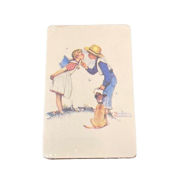 NEW Norman Rockwell Playing Cards Beguiling Buttercup FACTORY SEALED - Picture 1 of 4